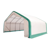 Capannone di Stoccaggio a Traliccio Singolo L20'xL40'xH12' - Protezione Versatile e Resistente